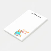 Cuddly Ginger Cat Snuggle Mode Post-it Klebezettel (angewinkelt)