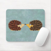 Cuddly Igels-Paare Mousepad (Mit Mouse)