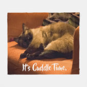 Cuddly Kitty-Fleece-Decke Fleecedecke (Vorderseite (Horizontal))