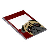 Cuddly Mops Notizblock (Rechte Seite)