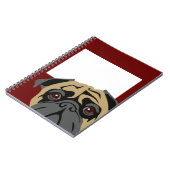 Cuddly Mops Notizblock (Linke Seite)