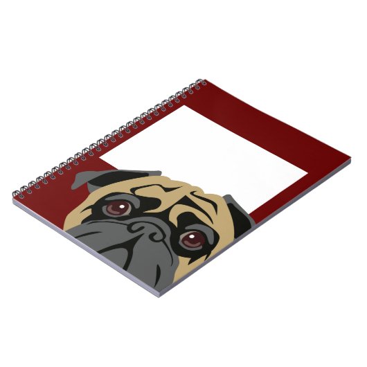 Cuddly Mops Notizblock (Linke Seite)