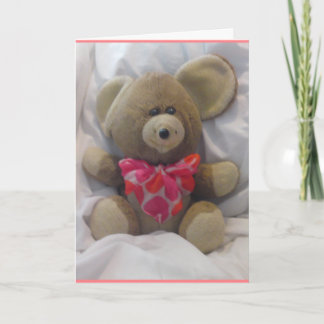 Cuddly Mouse Birthday Card Karte