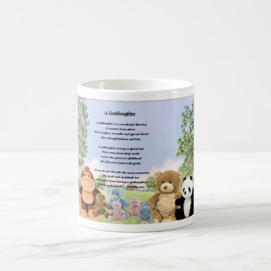 Cuddly Spielwaren-Patenttochter-Gedicht-Tasse Kaffeetasse (Mittel)