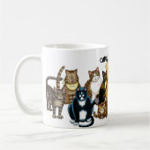 CUDELL STRASSEN-KATZEN KAFFEETASSE (Links)
