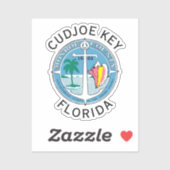 Cudjoe Key - Florida Keys Aufkleber (Blatt)