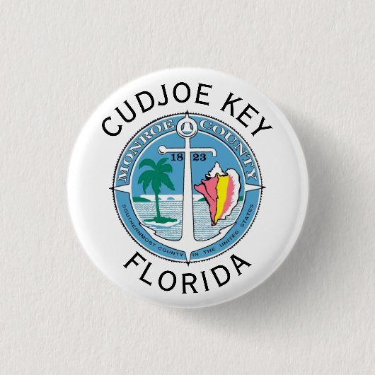 Cudjoe Key - Florida Keys Button (Vorderseite)