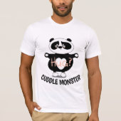CUDLE MONSTER, Panda-Bären-T - Shirt (Vorderseite)