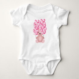Cudly Bear Balloon Baby Bodysuit Baby Strampler