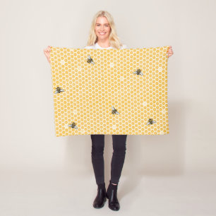 Cudly Beehive Blanket Fleecedecke