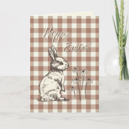 Cudly Bunny Rabbits Bonanza - Happy Oaster. Feiertagskarte