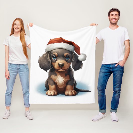 🐾 Cudly Canine Christmas Fleece Blanket 🎅 (Beispiel)