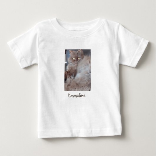 Cudly Cat Baby T-shirt (Vorderseite)