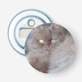 Cudly Cat Button Flaschenöffner (Vorderseite)