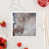 Cudly Cat Paper Napkin Serviette (Beispiel)