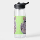 Cudly Chinchilla Gemälde Wasserflasche Trinkflasche (Links)