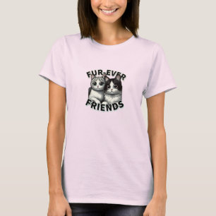 Cudly Companies - Niedlich Cat Friendship Series T-Shirt