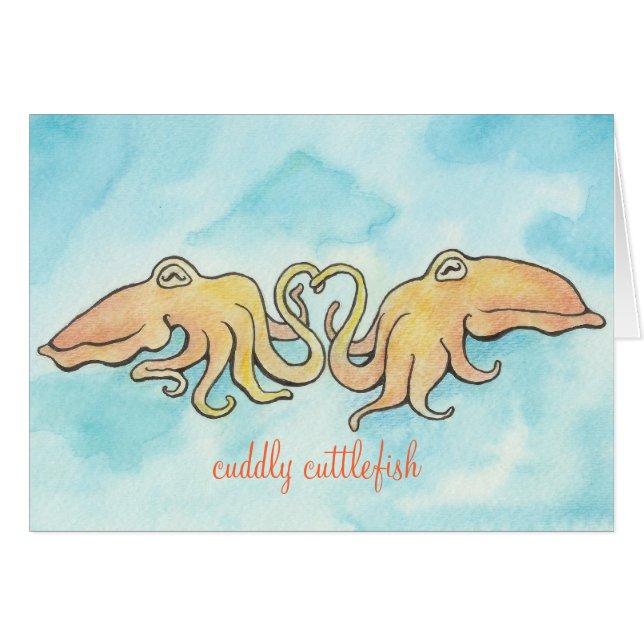 Cudly Cuttlefish Liebe (Vorderseite (Horizontal))