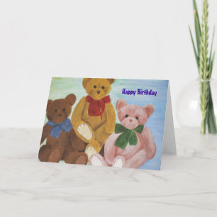 "Cudly Friends", zum Geburtstag ein Glückwunsch Karte