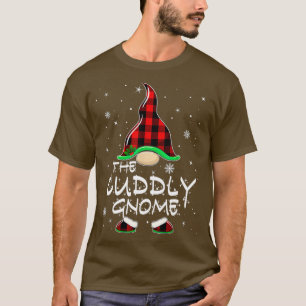 Cudly Gnome Buffalo Kariert Matching Family Christ T-Shirt