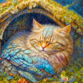 Cudly Kitten Bird Schlafen im Bird House Puzzle