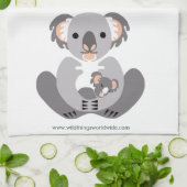 Cudly KOALA - Erhaltung - gefährdetes Tier Geschirrtuch (Gefaltet)