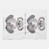 Cudly KOALA - Erhaltung - gefährdetes Tier Geschirrtuch (Horizontal)