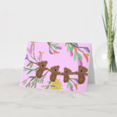 Cudly Koala Hugs Muttertagskarte Karte (Rückseite)