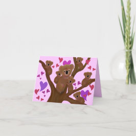 Cudly Koala Valentine Cards Feiertagskarte