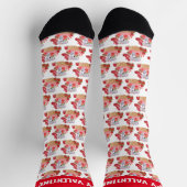 Cudly Koala Valentine Socken (Oben)