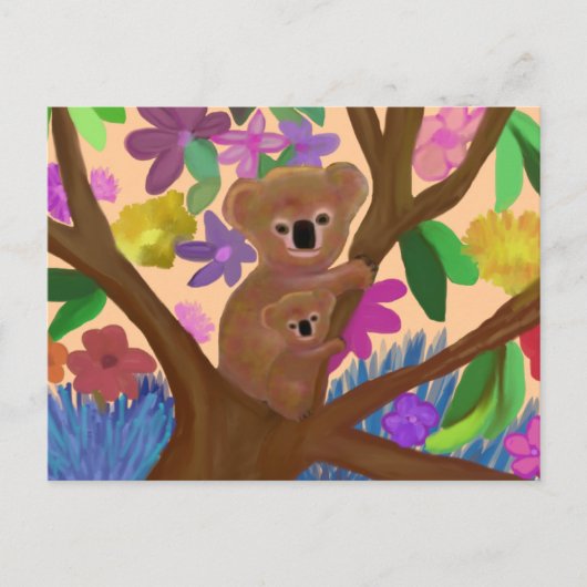 Cudly Koalas Postkarte (Vorderseite)