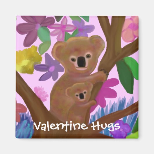 Cudly Koalas Valentine Magnet (Vorne)