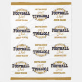 Cudly Large Football Vater Fleecedecke (Vorderseite)