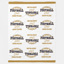 Cudly Large Football Vater Fleecedecke