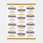 Cudly Medium Size Football Vater Fleecedecke (Vorderseite)