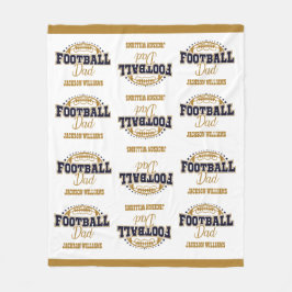 Cudly Medium Size Football Vater Fleecedecke