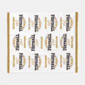 Cudly Medium Size Football Vater Fleecedecke (Vorderseite (Horizontal))