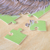 Cudly Nibbling Chinchilla Malerei Puzzle (Seite)