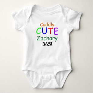 Cudly Niedlich 365 Säugling Shirt Personalize NAME