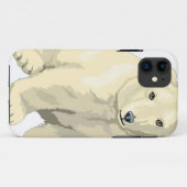 Cudly Polar Bär Case-Mate iPhone Hülle (Rückseite (Horizontal))