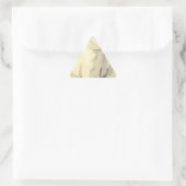 Cudly Polar Bär Dreieckiger Aufkleber (Tasche)