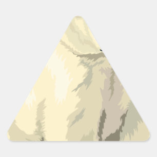 Cudly Polar Bär Dreieckiger Aufkleber