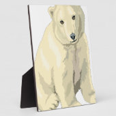 Cudly Polar Bär Fotoplatte (Seite)