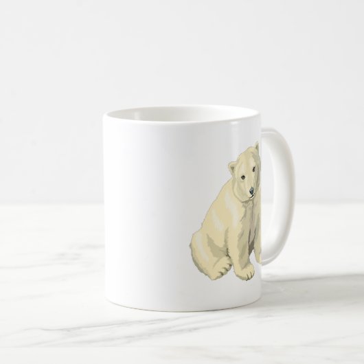 Cudly Polar Bär Kaffeetasse (VorderseiteRechts)
