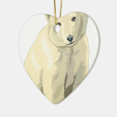 Cudly Polar Bär Keramikornament (Links)