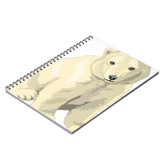 Cudly Polar Bär Notizblock (Linke Seite)