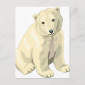 Cudly Polar Bär Postkarte (Vorderseite)