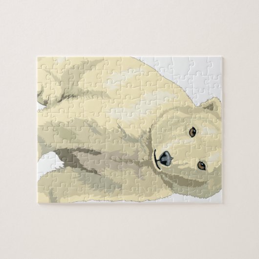 Cudly Polar Bär Puzzle (Horizontal)