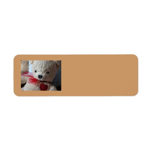 Cudly Teddy Bear - Rücksendetikett (Vorne)