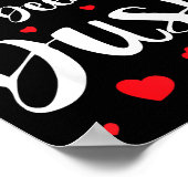 Cud's Been Busy Funny Baby Reveal 2025 Valentine N Poster (Ecke)